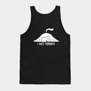 I Hate Mondays Funny Cat T-shirt Tank Top